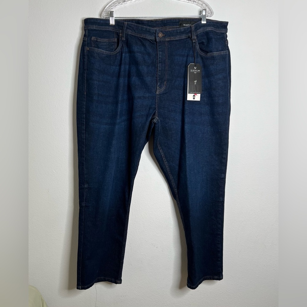 NYC The Perfect Jean Men’s Athletic Fit Mariner-Dkblue  SIZE 44 X 30 NEW